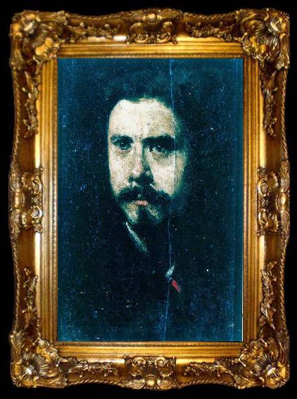 framed  unknow artist Retrato de Antonio Cortina por Emilio Sala, ta009-2